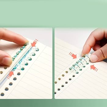 Amazon | QQZSG ノート ソフトリングノート A4*4 横罫線入り B5 ライト