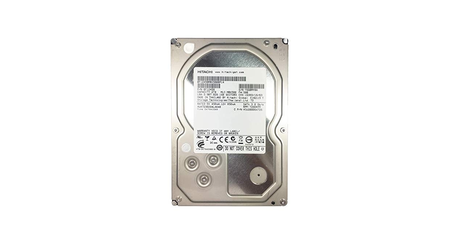 hua723020ala640、PN 0?F15126、MLC mrk910、IBM 2tb SATA 3.5ハードドライブ hua723020ala640、PN 0?F15126、MLC mrk910、IBM 2tb SATA 3.5