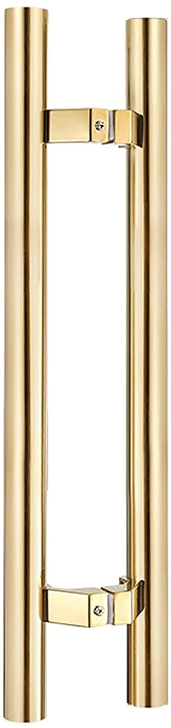 LQZAXSRDR Sliding Barn Door Handle, Stainless Steel Door Pull Handle Multicolor Sizes 60-120 Cm for Sliding Barn(Gold,60Cm/24Inch)