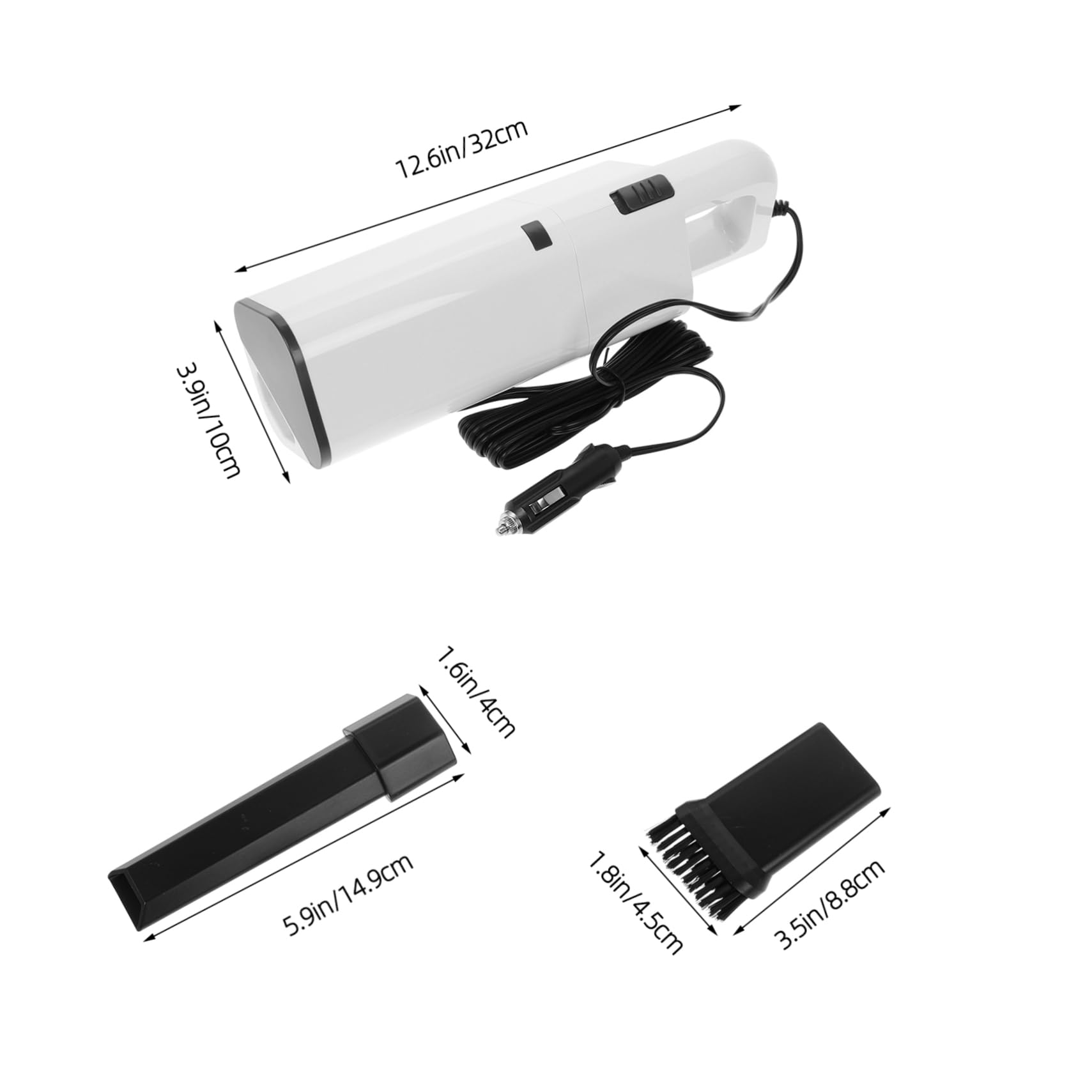 GRIRIW Wet Dry Car Vacuum 120w High-Power Cordless Car Detailing Auto Cleaning Tool Portable for Home