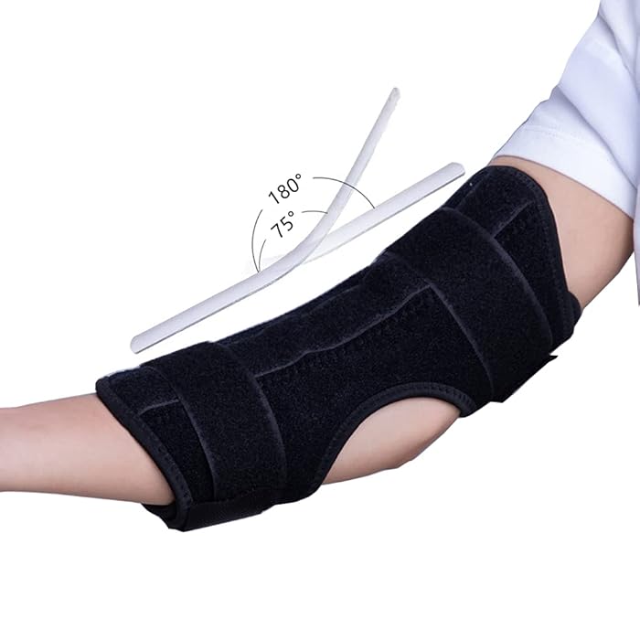 Buy Elbow Brace Cubital Tunnel Syndrome, Adjustable Elbow Splint Arm