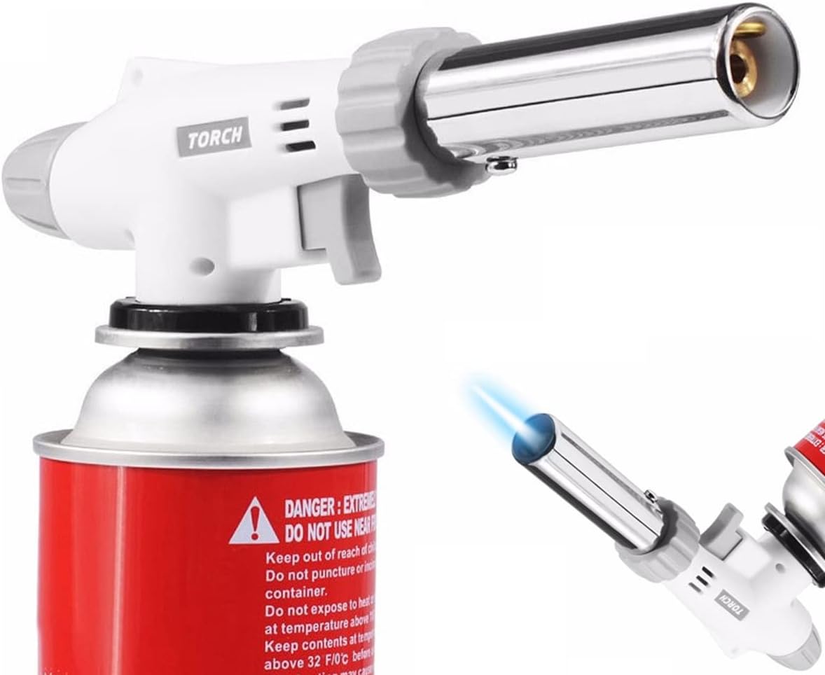 Kitchen Butane Torch for Creme Brulee, BBQ, Camp, Baking, Jewelry