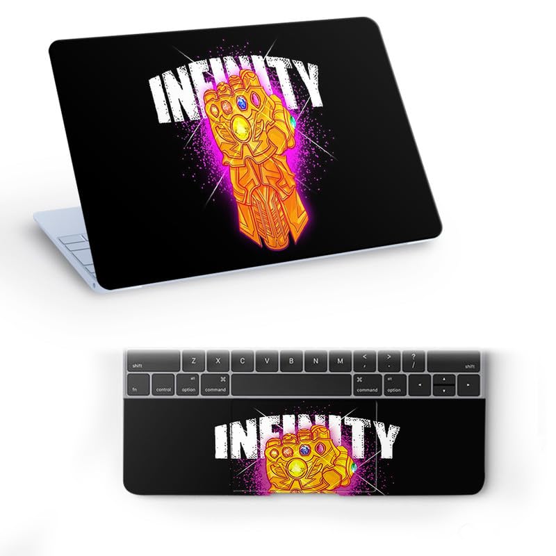Infinity War Stone Full Vinyl Laptop Skin/Sticker/Cover for 13 to 13.3 Inches Laptops Laminated-Removable-HD Quality Compatible for Hp-Dell-Sony-Lenovo-Asus etc.(13x9.2 Inches)