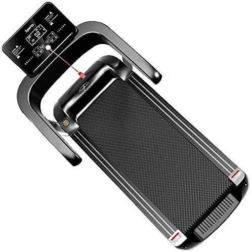 Image of high-end Treadmill Digital Folding Treadmill can Keep Healthy at Home and Office, can Move and Work at The Same time, no Back Pain, Equipped with a Practical Tablet Stand