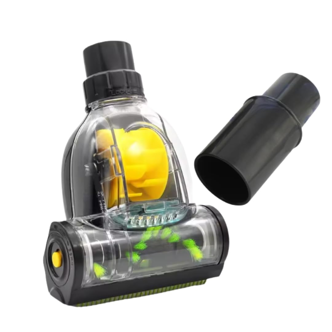 Find A Spare Black Mini Turbo Floor Brush Head Compatible With Shark Vacuum Hoover Cleaner Pet Hair & Dirt Removal Tool 32Mm 35Mm