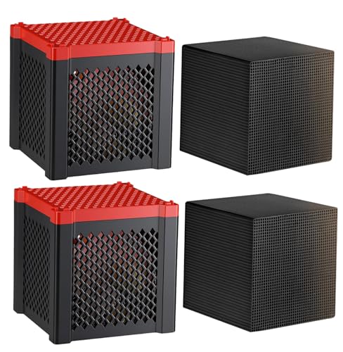 Image of Yanhe Cubic Water Trough Filter 2.0, Activated Carbon Purifier for Fish Tanks, Ponds, Livestock Tanks, Aquarium 2PCS