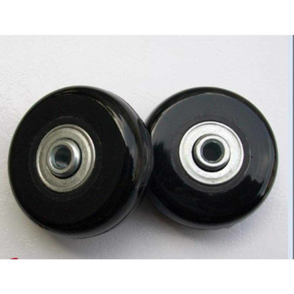 4 stks Bagage Koffer Vervanging Wielen, 45X18MM Slijtvaste rubberen voeten,Koffer Vervangen Wiel, Rubber Bagage Wiel Reparatie Kit