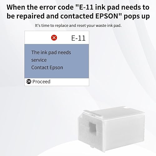Miniatura 3 de MS.R Caja de mantenimiento de repuesto de almohadilla de tinta para impresoras Ecotank ET-2803 ET-2800 ET-2711 ET-2720 ET-4700 L3110 L3210 L3150