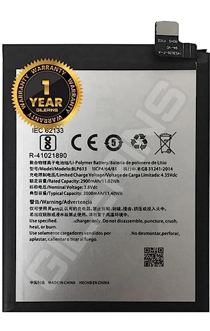 Image of Original BLP613 Battery for Oppo One Plus 3 One Plus Battery with 1 Year Warranty *** (P94)
