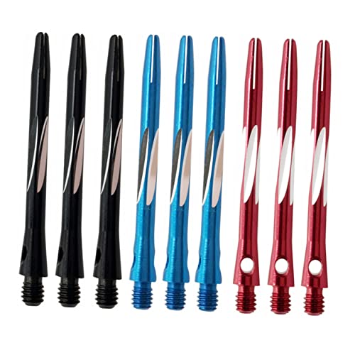 ARTSEWPLY 6pcs Balance Shafts Carbon Aluminum Alloy Stems for 48mm Length 2ba Thread Unique Front-Loaded Weight Balance
