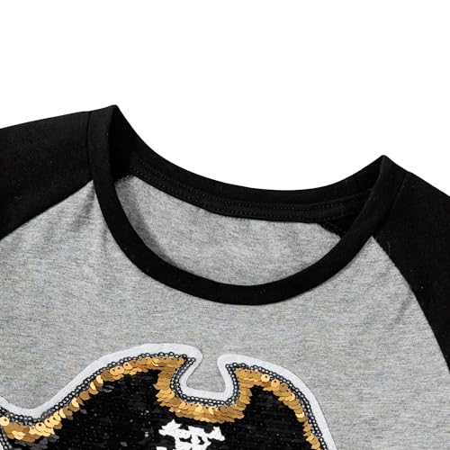 My First Christmas Christmas Shirts for Boys Sequin Santa Pirate Santa Kids T-Shirt Clothing4