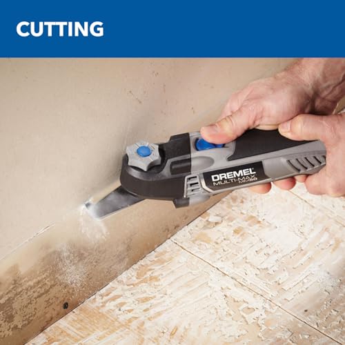 Image of Dremel Multi-Max MM35 3.5 Amp Oscillating Multi Tool Kit with Variable Speed, Corded Power, 7 Multitool Accessories and Storage Bag- Ideal for Metal & Wood Cutting, Sanding, and Box Cutouts