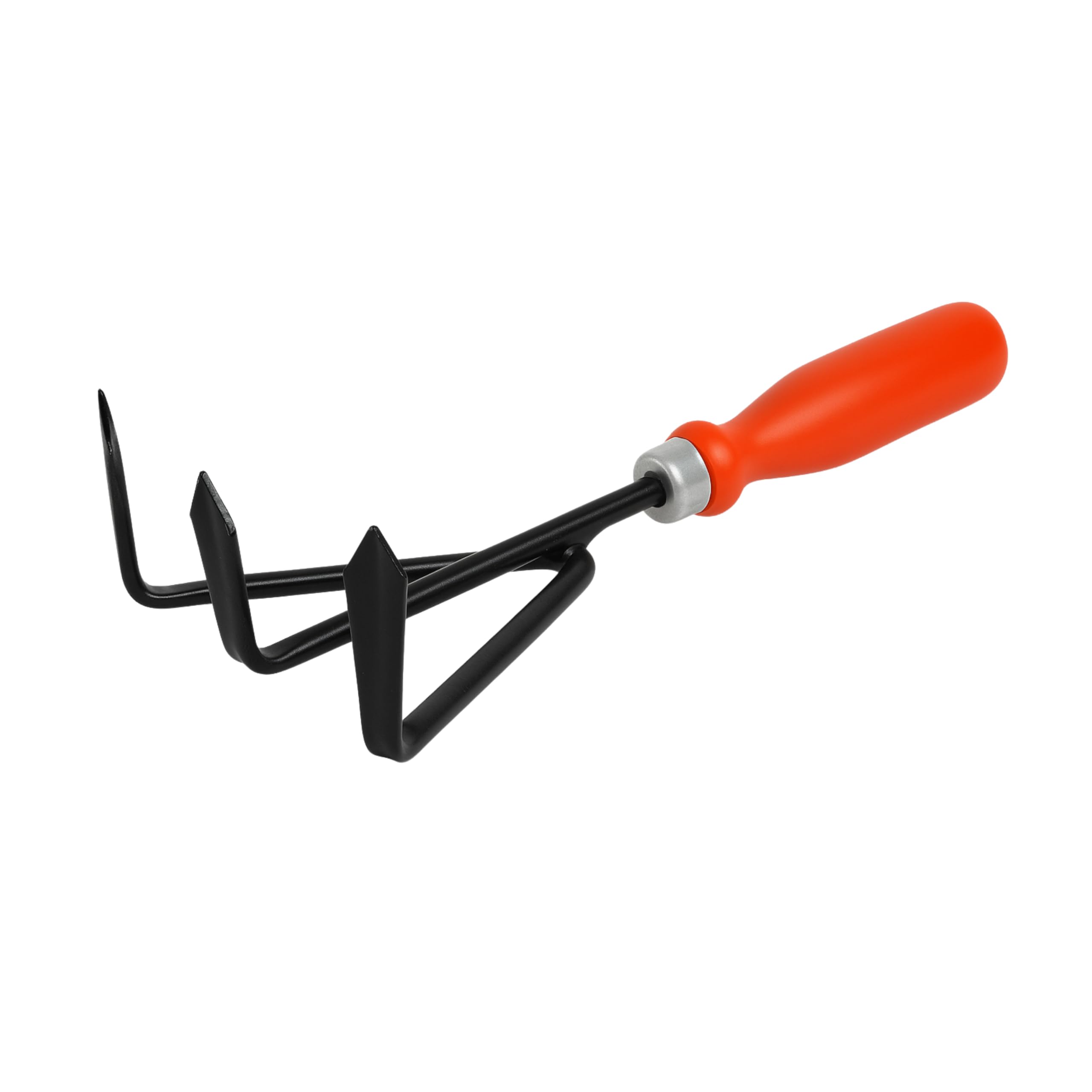 Kraft Seeds Hand Cultivator - 1 PC | Cultivator Agriculture Tool for Home Gardening | Farming Tiller for Plants in Garden Durable Hand Cultivator for Garden (Red Handle, Black Metal) | Garden Tiller-image-41