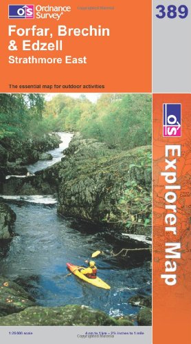 OS Explorer map 389 : Forfar, Brechin & Edzell