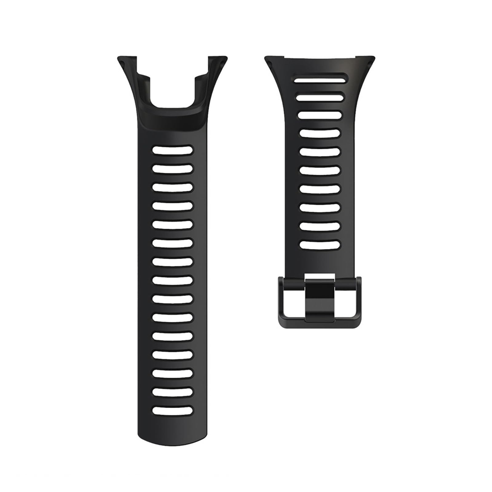 Bracelet de montre Ambit de 24 mm avec finitions soignées en noir - 6