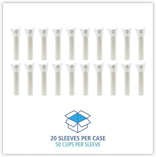 Miniatura 4 de Boardwalk DEER12HCUP Deerfield - Vasos calientes de papel impreso, 12 onzas, 50 tazas/paquete, 20 paquetes/caja