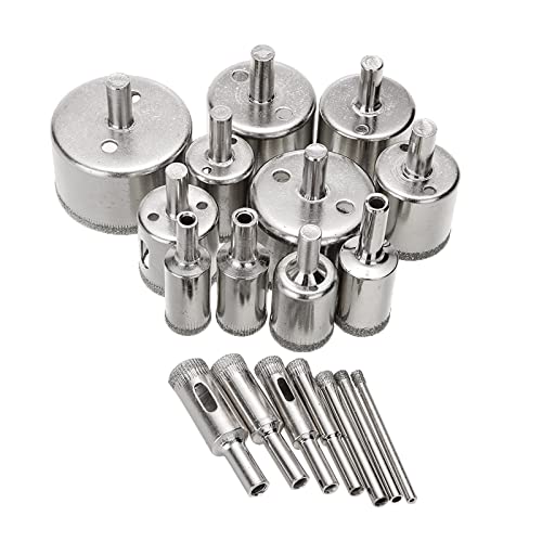 Set de brocas diamantadas para vidrio y azulejos 18 piezas miniatura 3