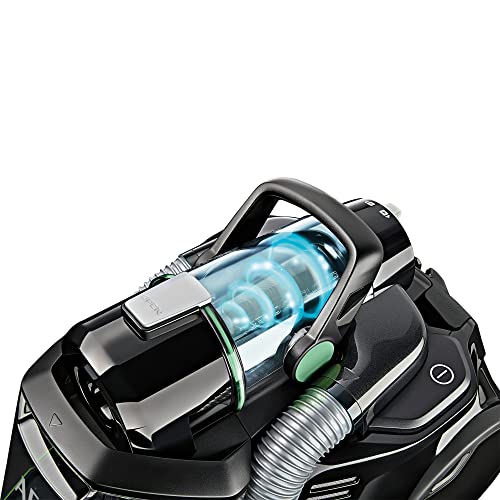 AEG LX8-2-ÖKO stofzuiger zonder zak (65% gerecycled materiaal, incl. extra mondstukken, traploze vermogensregeling, 600 watt, actieradius van 12 m, 1,6 l stofreservoir, allergiefilter, zwart/groen) - Image 7