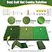 Golf Net, 10x7FT with Golf Practice Mat, Hitting Aid Net with Multi Targets Training for Backyard Driving Chipping Indoor Outdoor Use, 5-Ply Anti-Tear Netting & Carry Bag, Gifts for Men Dad Him Golfer