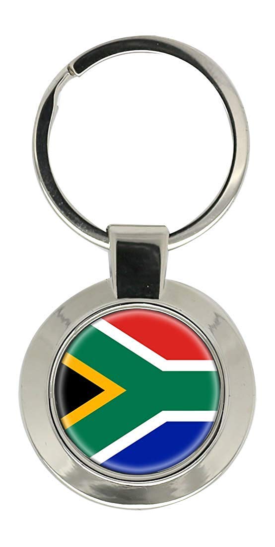 Giftshop Uk Unisex Silver Coloured Metal South Africa Key Ring