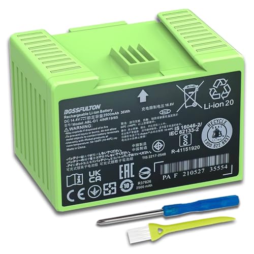 Image of Battery for iRobot Roomba e & i Series ABL-D1 Battery Replacement, Compatible with Roomba i8 i8+ i7 i7+ i4 i4+ i3 i3+ e5 e6 J7 J7+ J6+ J6 Plus J5 J5+ Series