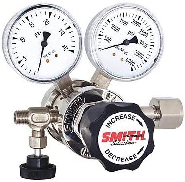 MILLER ELECTRIC 121-2008 Specialty Gas Regulator,Neoprene,50 psi