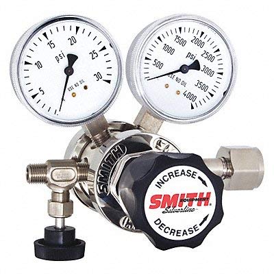 MILLER ELECTRIC 123-2010 Specialty Gas Regulator,Neoprene,100 psi