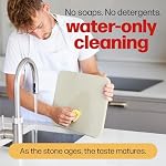 Hans Grill Rectangular Pizza Stone with Peel, 15 x 12 Inch Cordierite Stone - Image 6