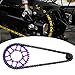 TTETTZ 10T Front Gear 1:4 Scale RC Motorcycle Roller Chain Parts Professional Sturdy Replaces Front Gear 10T for 1:4 Motorcycle, Purple