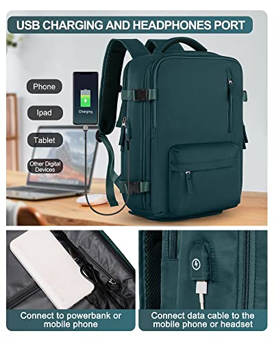 Image of VGCUB Carry on Backpack,Large Travel Backpack for Women Men Airline Approved Gym Backpack Waterproof Business Laptop Daypack