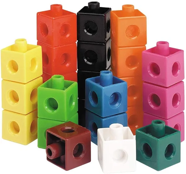 Learning Resources Snap Cubes, Classroom Snap Cube Set, Math Manipulative, Early Math Skills, Set of 1000, Ages 5+