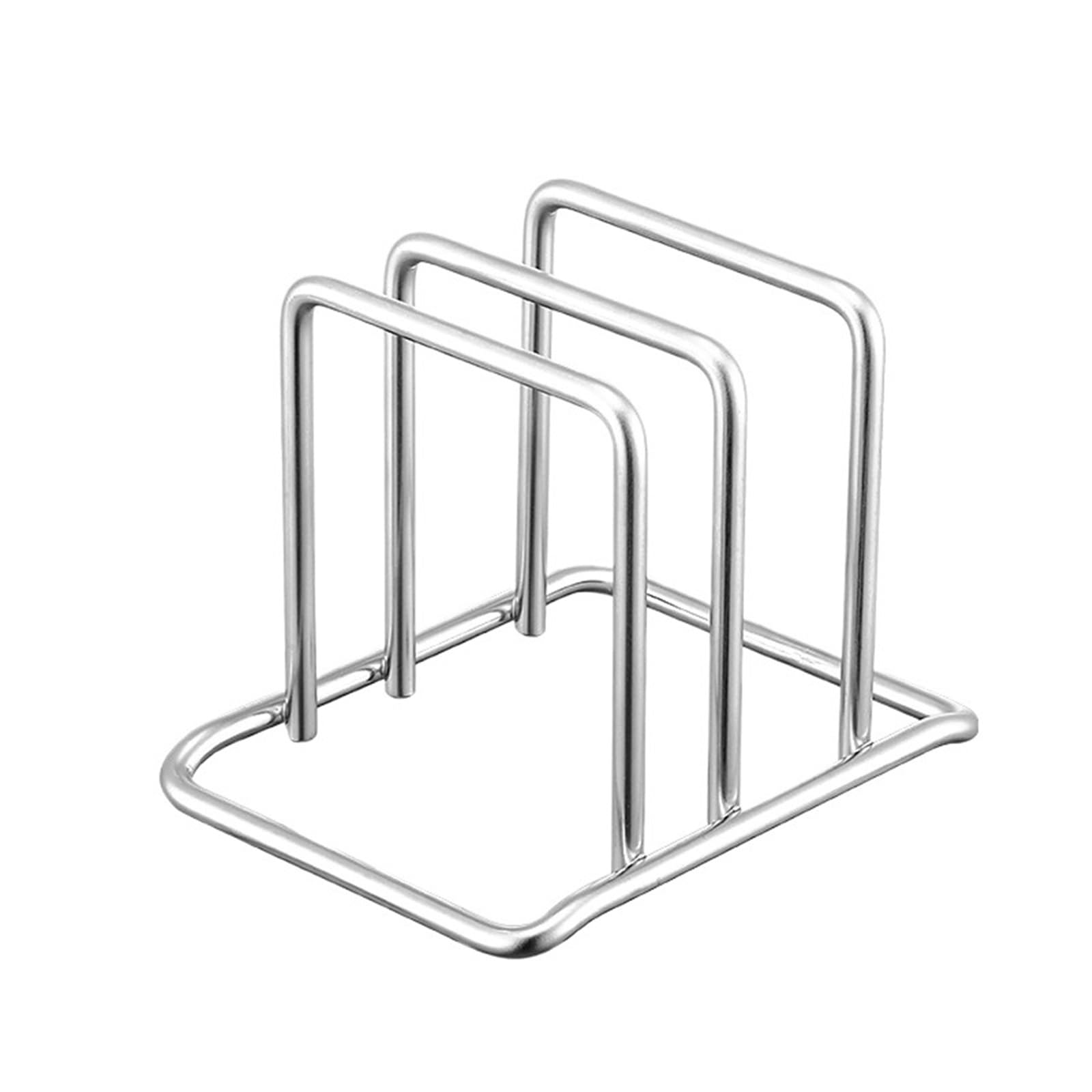 FonHNDG Cutting board holder Cutting Board Holder Stainless Steel Rack Kitchen Organizer For Chopping Storage Organization