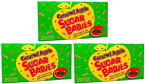 Caramelos Sugar Babies Caramelo Manzana 5 oz Paquete x3 miniatura 1