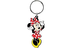 Disney Minnie Llavero PVC Tacto Suave para Mujer