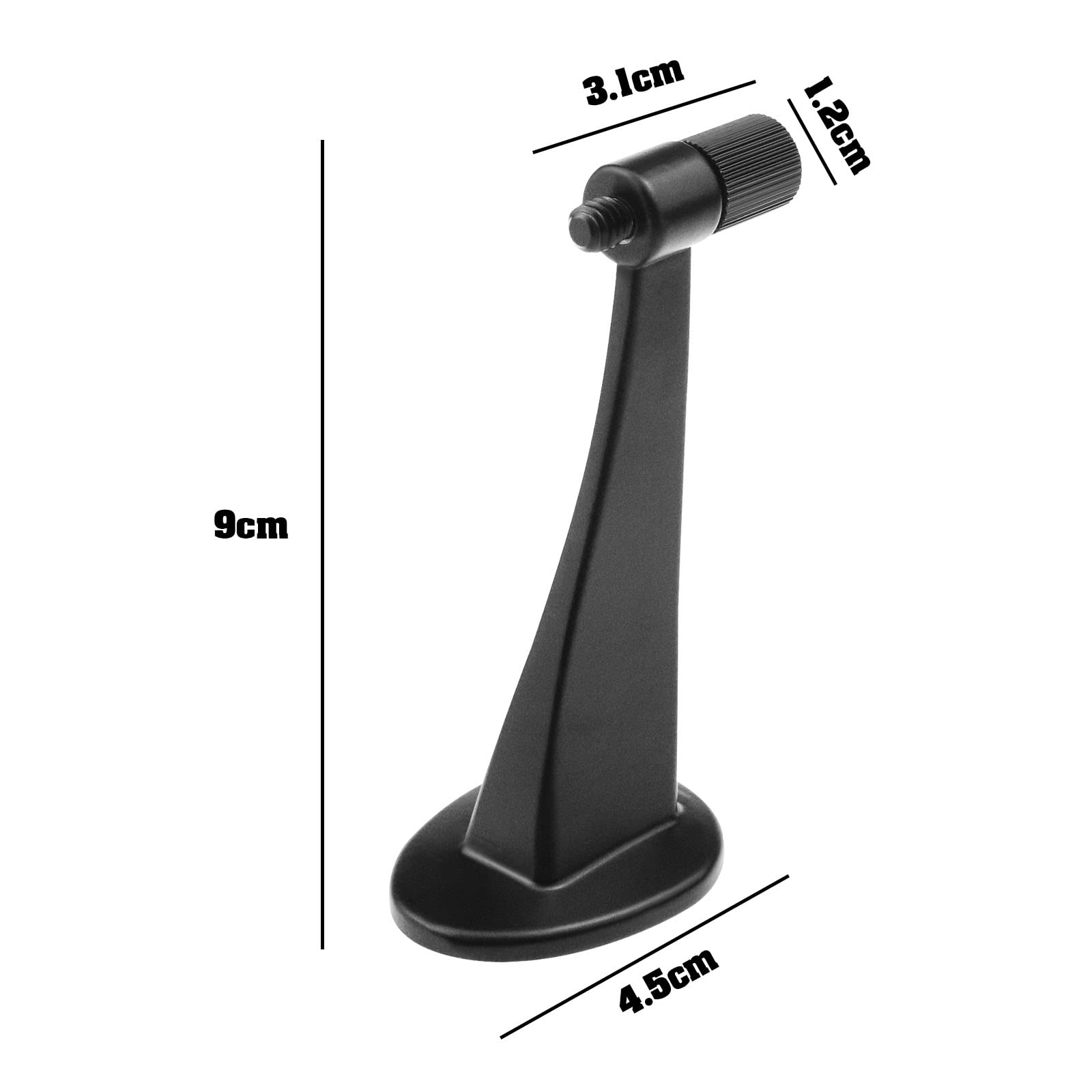 SG Store Fernglas-Stativadapter 1/4 Zoll Stativbefestigungsadapter Vollmetall-Fernglas-Stativhalterung Halter Ständer für Dachfernglas-Teleskop Metall Schwarz