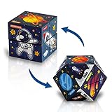 Magic Cube Fidget Toy, Star Cube Fidget Cube with 8 Build-in Magnets, Cool Mini Gadget for Stress An