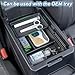 PIMCAR 4-Piece Center Console Organizer Set for 2023-2025 2026 Honda CRV Custom Fit Armrest Tray, Console Tray, Hidden Storage Box and Armrest Dividers ABS Material Car Interior OEM Accessories