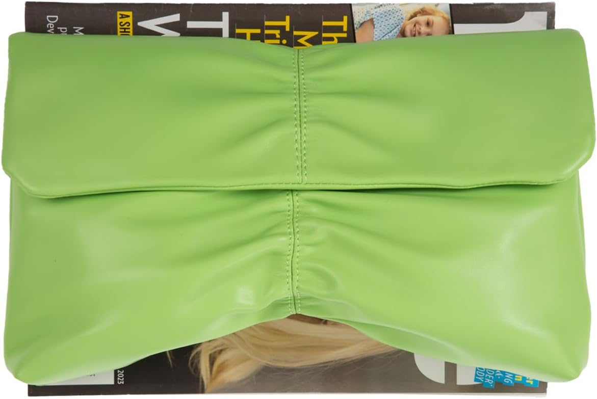 JNB Women's Synthetic Leather Winkles Clutch Party Wedding Purse - Image 7