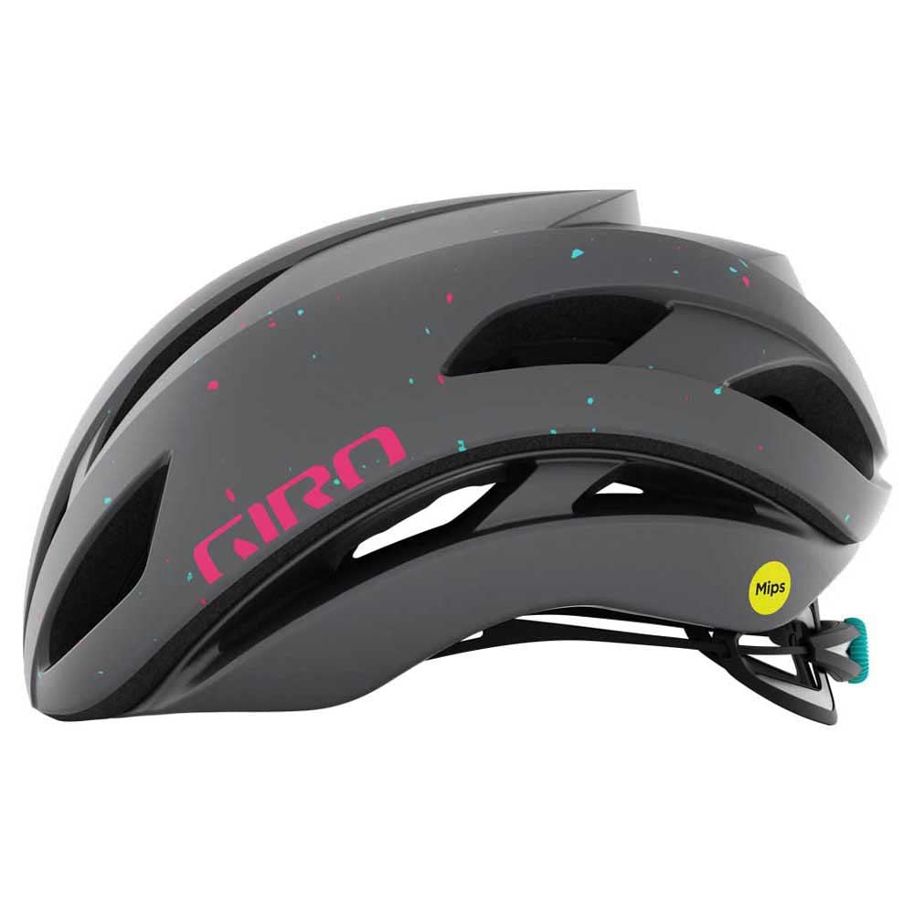 Giro Eclipse Spherical Rennrad Fahrrad Helm matt grau/pink 2022