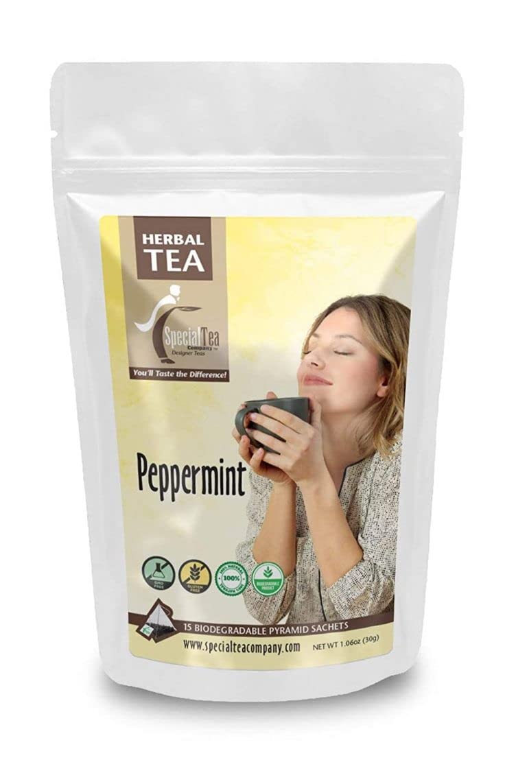 Peppermint Herbal Tea Pyramid 15 Sachets