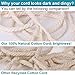 Macrame cuerda,Cuerda de Algodón Natural,Hilo Macramé,para DIY Artesanía, Colgar Fotos, Manualidades, Costura(100m...