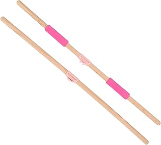 Yoga Sticks Yoga Elongation Yoga Sticks, Yoga Sticks for Posture Corrector Stick Yoga Stick Yoga 31.5 Inch Yoga Workout Stick Beech Wood Hump Correction Stick with Shoulder Open Back Lightweight