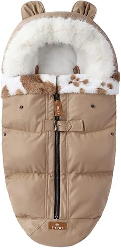 Miniatura 1 de Saco para cochecito de bebé, funda acolchada para cochecito de bebé, funda para pies de invierno, cálida, resistente al viento, impermeable,