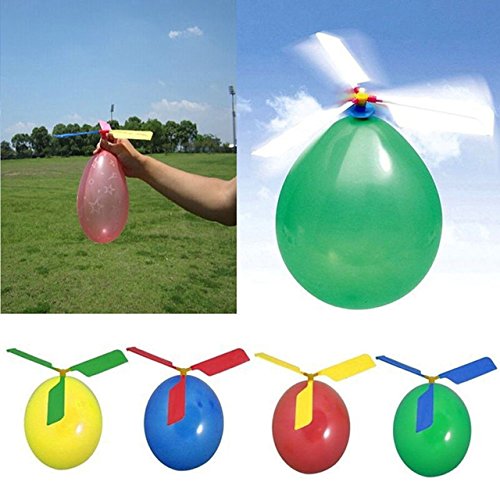 3x Ballon Helikopter Hubschrauber Luftballon Propeller Mitgebsel Kindergeburtstag