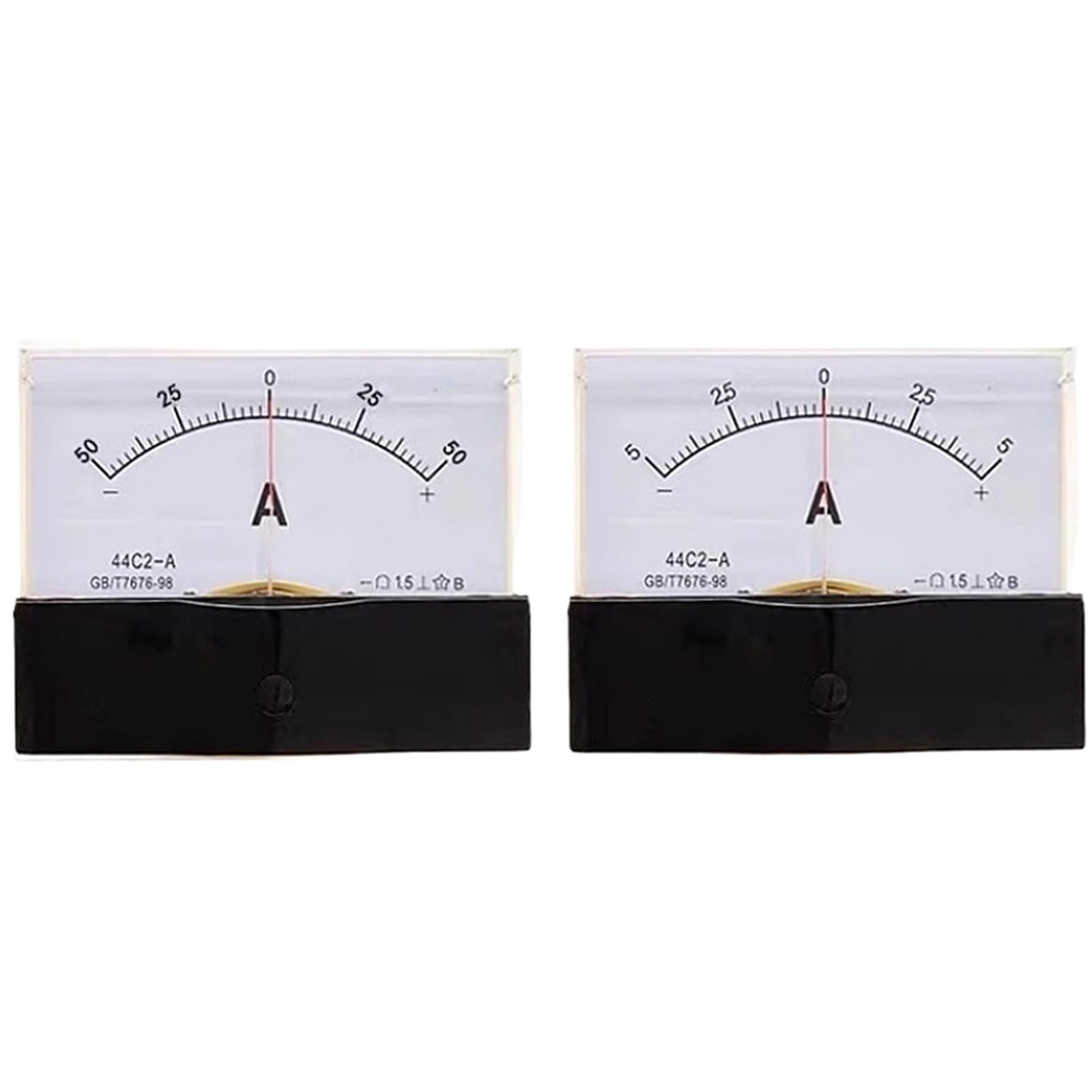 44C2 Tipo di puntatore Amperometro DC bidirezionale 1A2A3A5A10A50A Misuratore di corrente analogico Misuratore di microampere positivo e negativo 1 pz(15A)