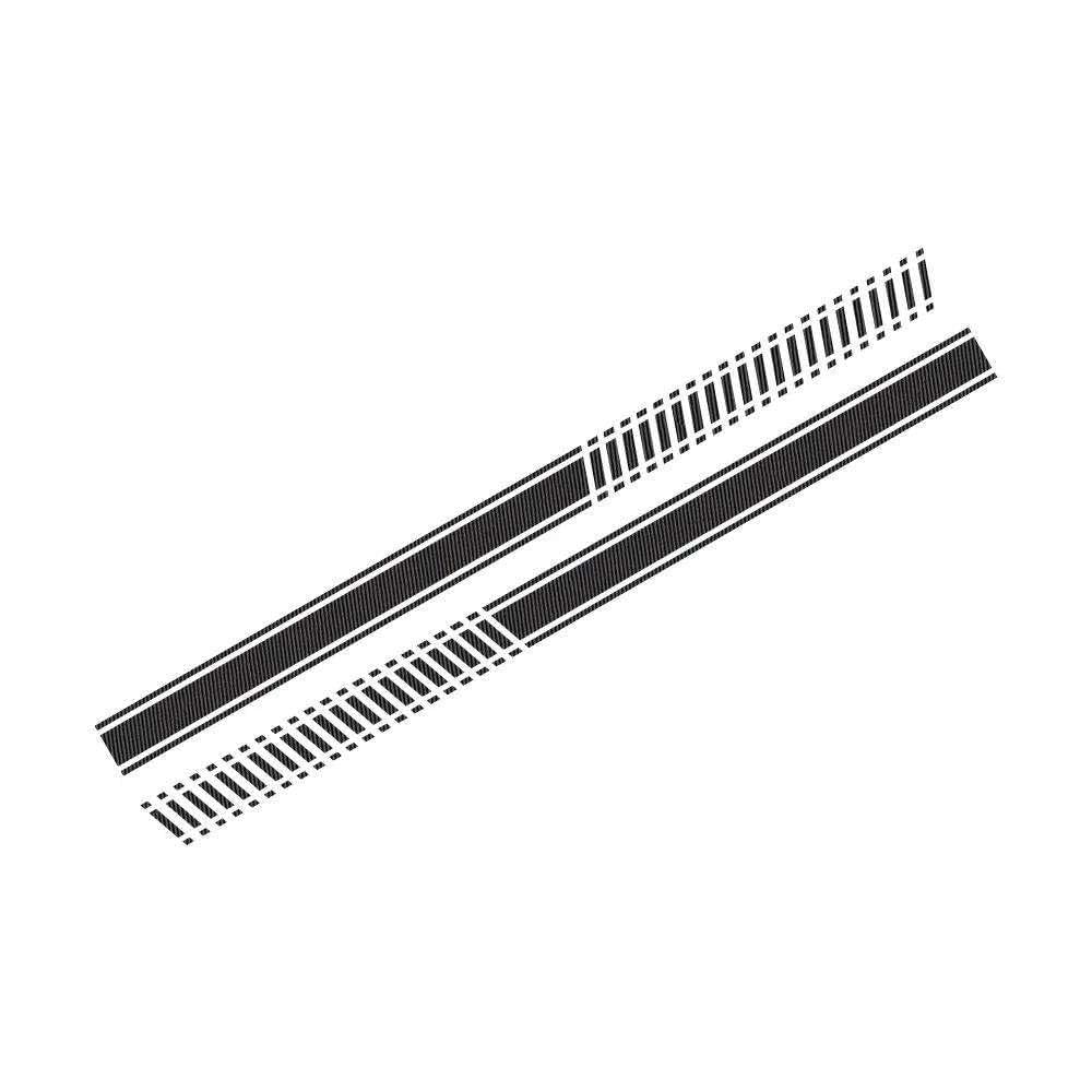 2PCS Car DIY Decals Side Racing Stripe Sticker Trims Graphics Accessories,for Audi A3 8P 8V 8Y S3 RS3 Sedan Sportback TFSI TDI