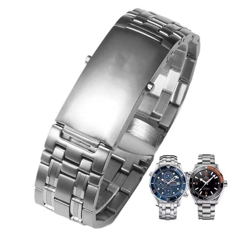 Bracelet en acier Omega Seamaster 300 et Speedmaster 600 pour rehausser votre montre de 20mm