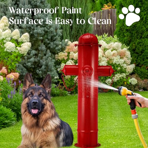 Foaincore PP-FOAINCORE-3096 Fire Hydrant For Dogs To Pee On, 31.5 X 6 Inch Metal Fire Hydrant, Puppy Pee Training Tool, Large Fake Fire Hydrant For Dogs Outdoor Yard Decor thumb #5