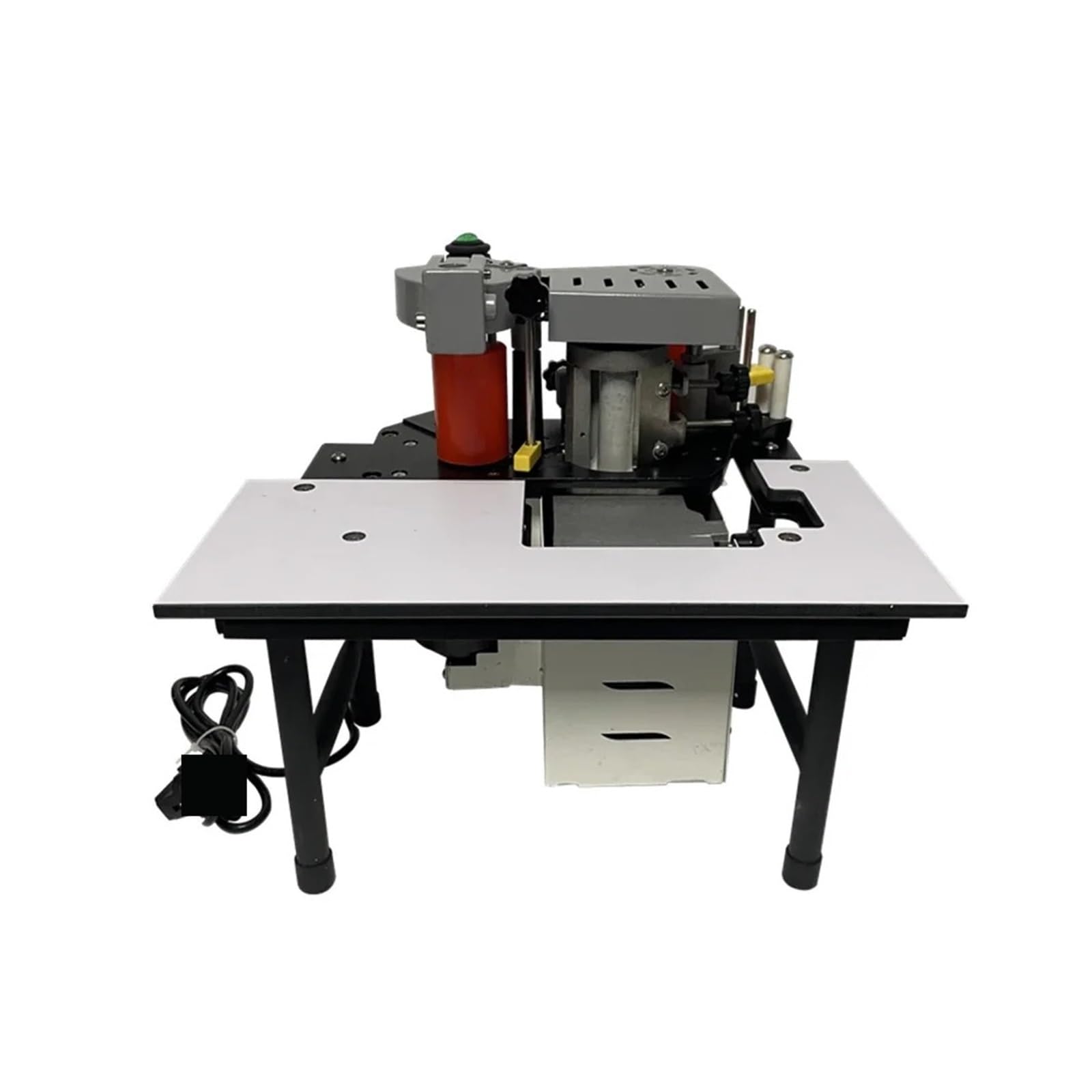 Edge Banding Machine Portable Woodworking PVC Double Sides Gluing Bander 1200W Intelligent Temperature Control Operates Smoothly Performs Well