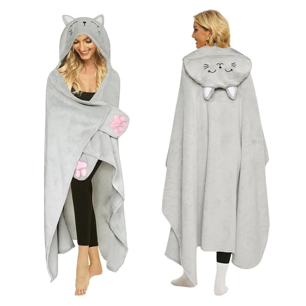 Couverture À Capuche Renard - Jolie Couverture Blanche - 166